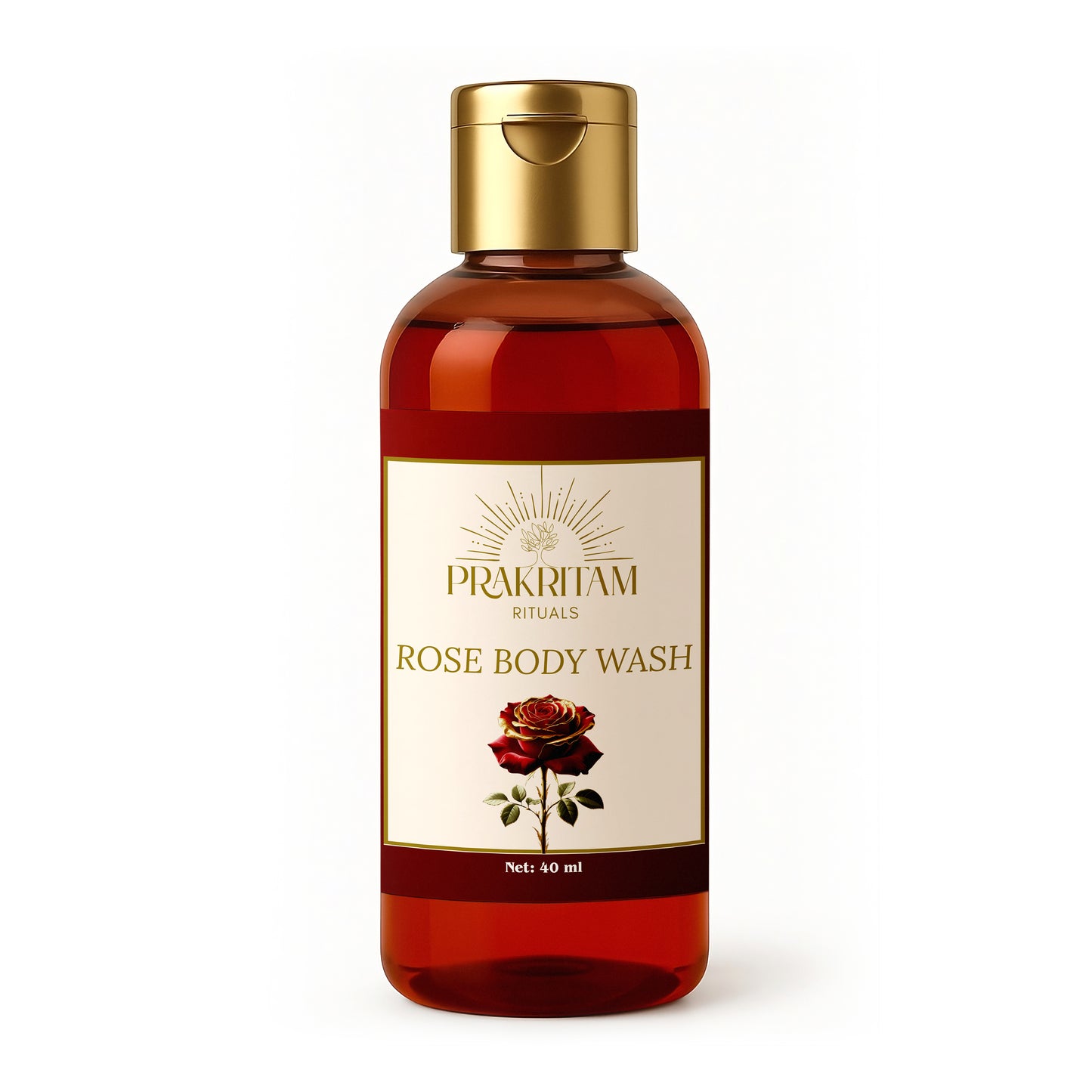 Travel Size Rose Body Wash - 40ml