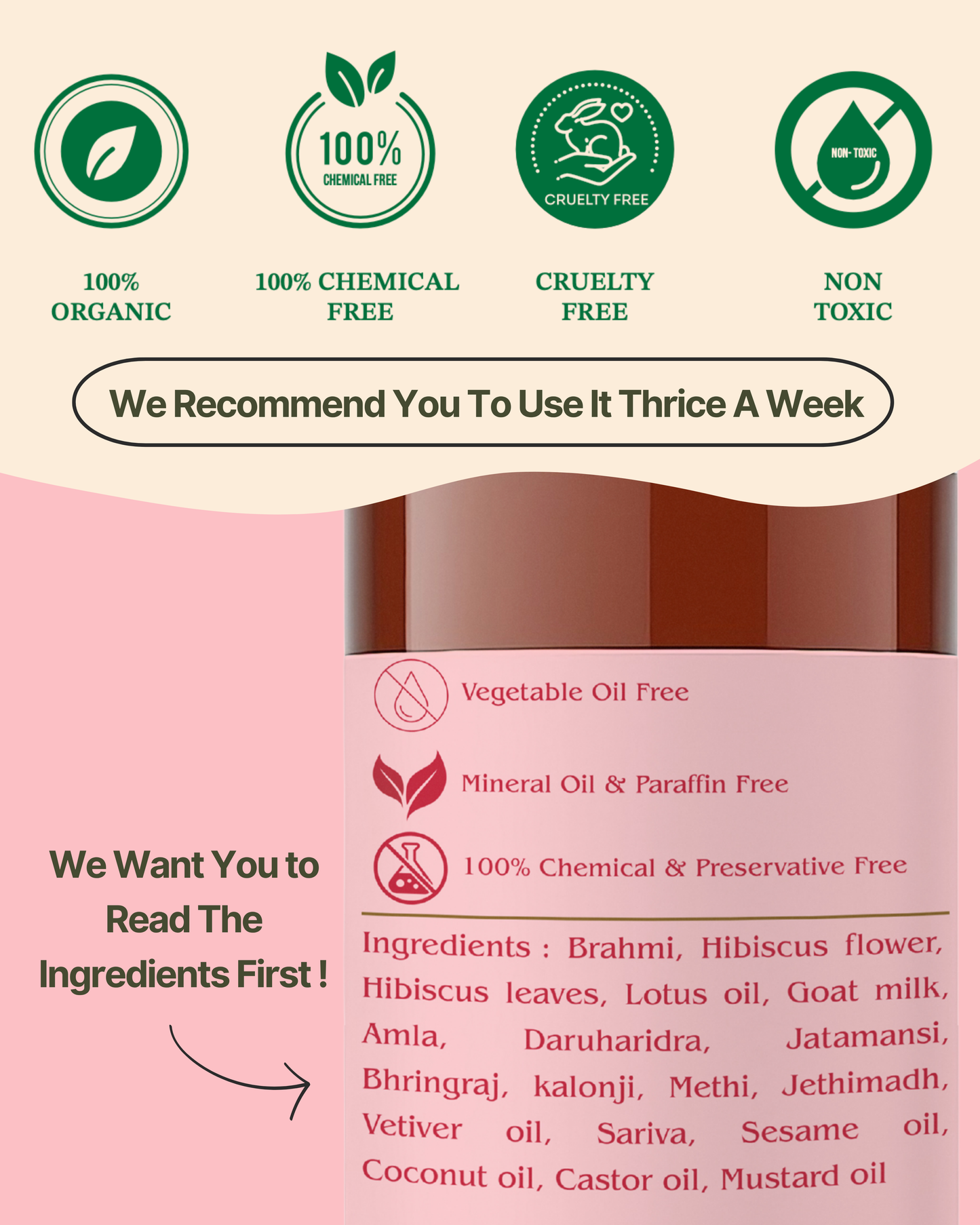 Brahmi Hair Oil - 100ml