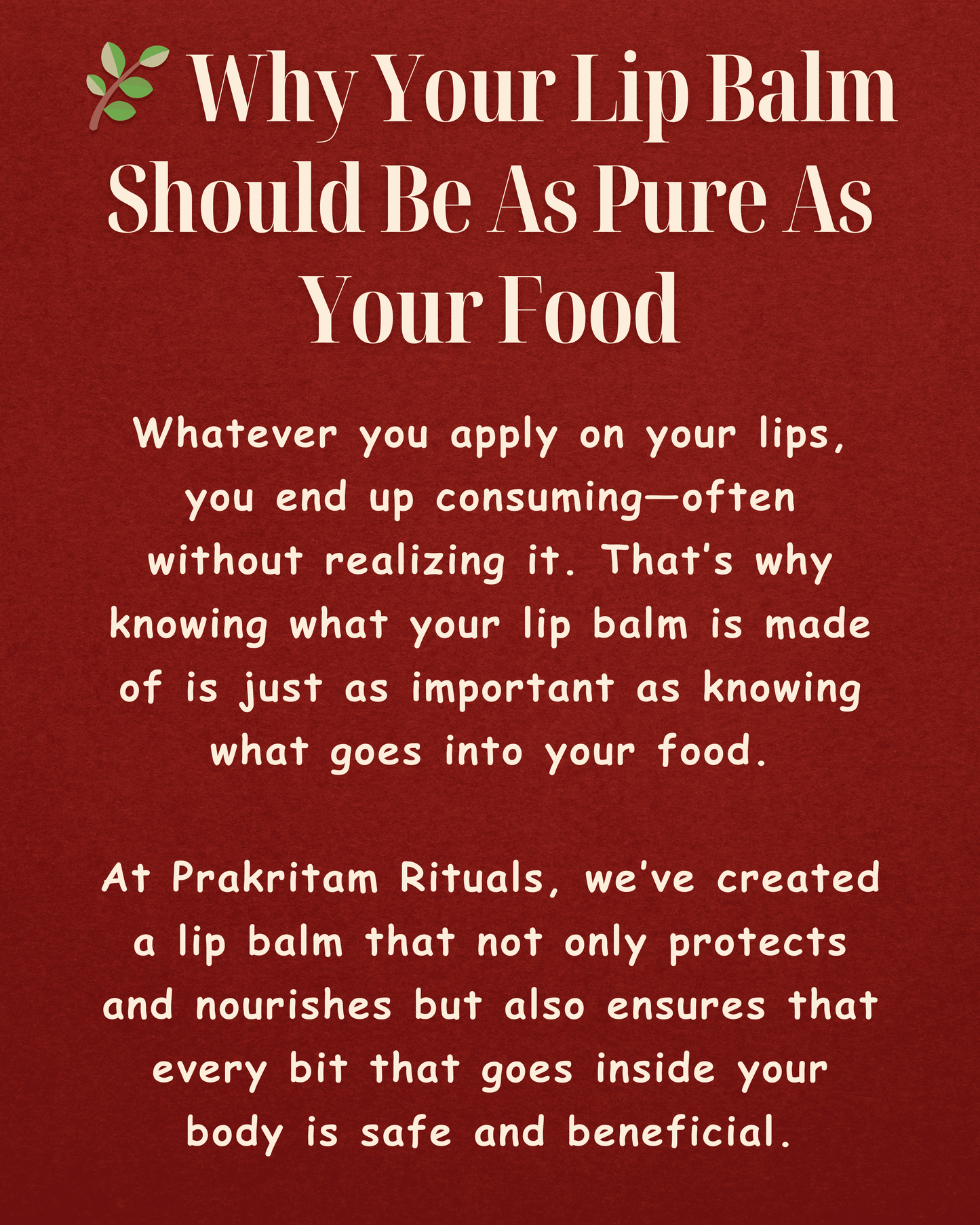Nourishing Lip Balm - 5g