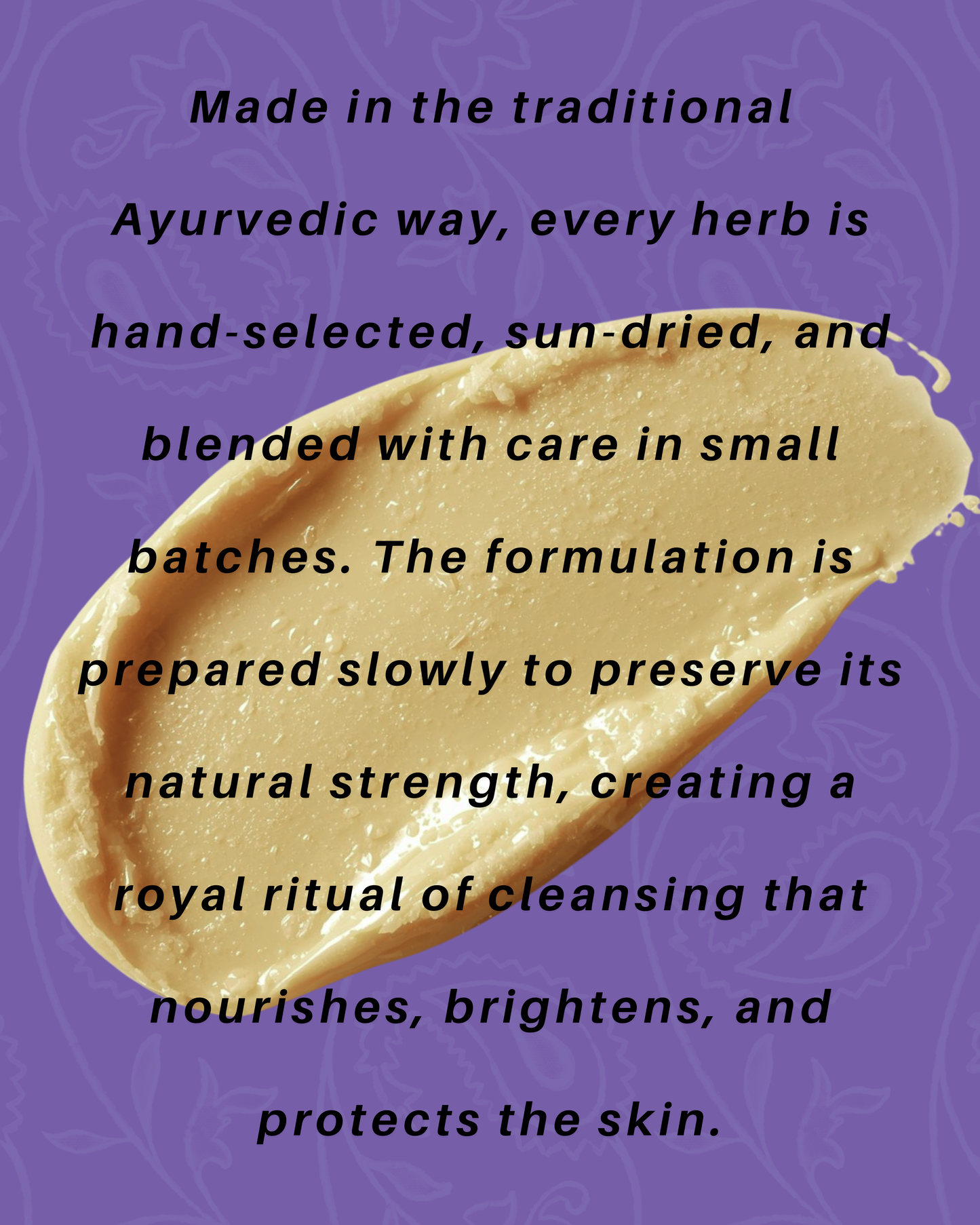 How Prakritam Rituals Saffron Face Cleanser is handcrafted using Ayurvedic methods