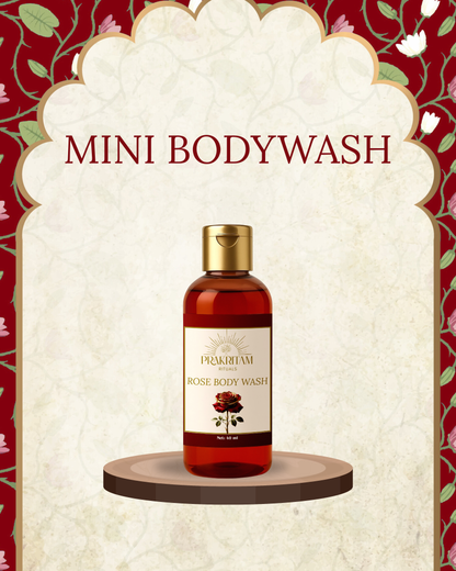 Travel Size Prakritam Rituals Ayurvedic Body Wash – gentle herbal body cleanser for daily skin nourishment