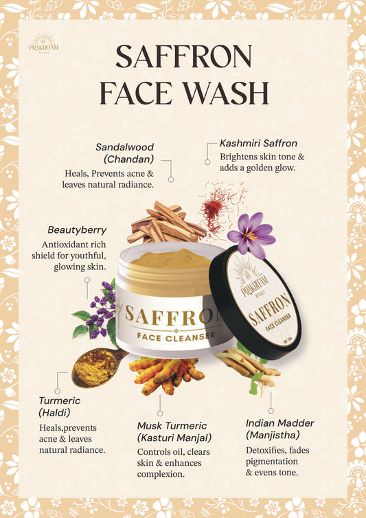 Saffron Face Wash - 50g