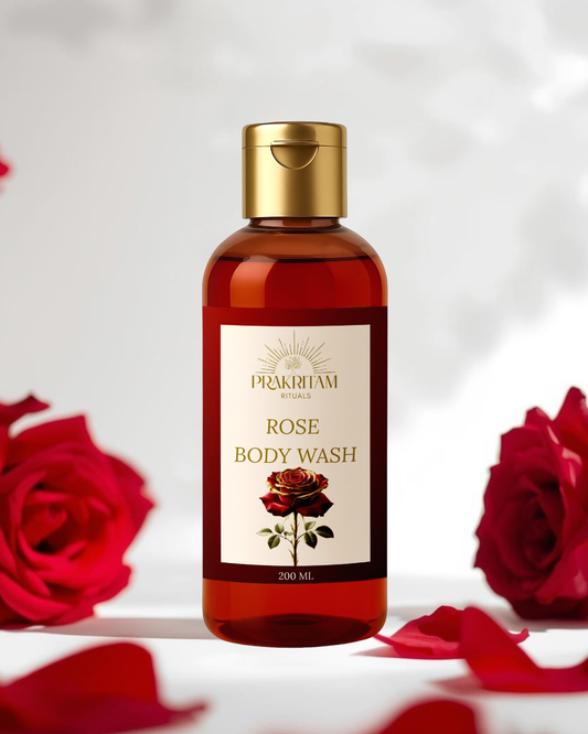 Prakritam Rituals Ayurvedic Body Wash – gentle herbal body cleanser for daily skin nourishment