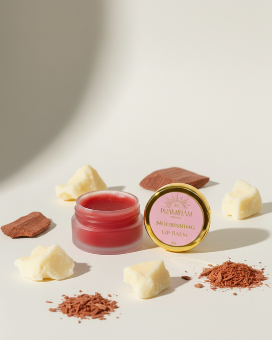 Prakritam Rituals Nourishing Lip Balm – Ayurvedic lip balm for soft, healed and naturally nourished lips